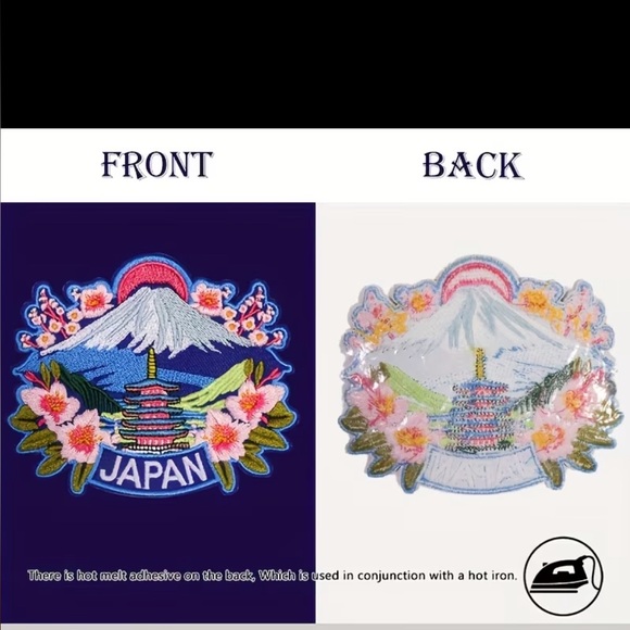 Colorful Japan Embroidered Patch - Picture 7 of 7